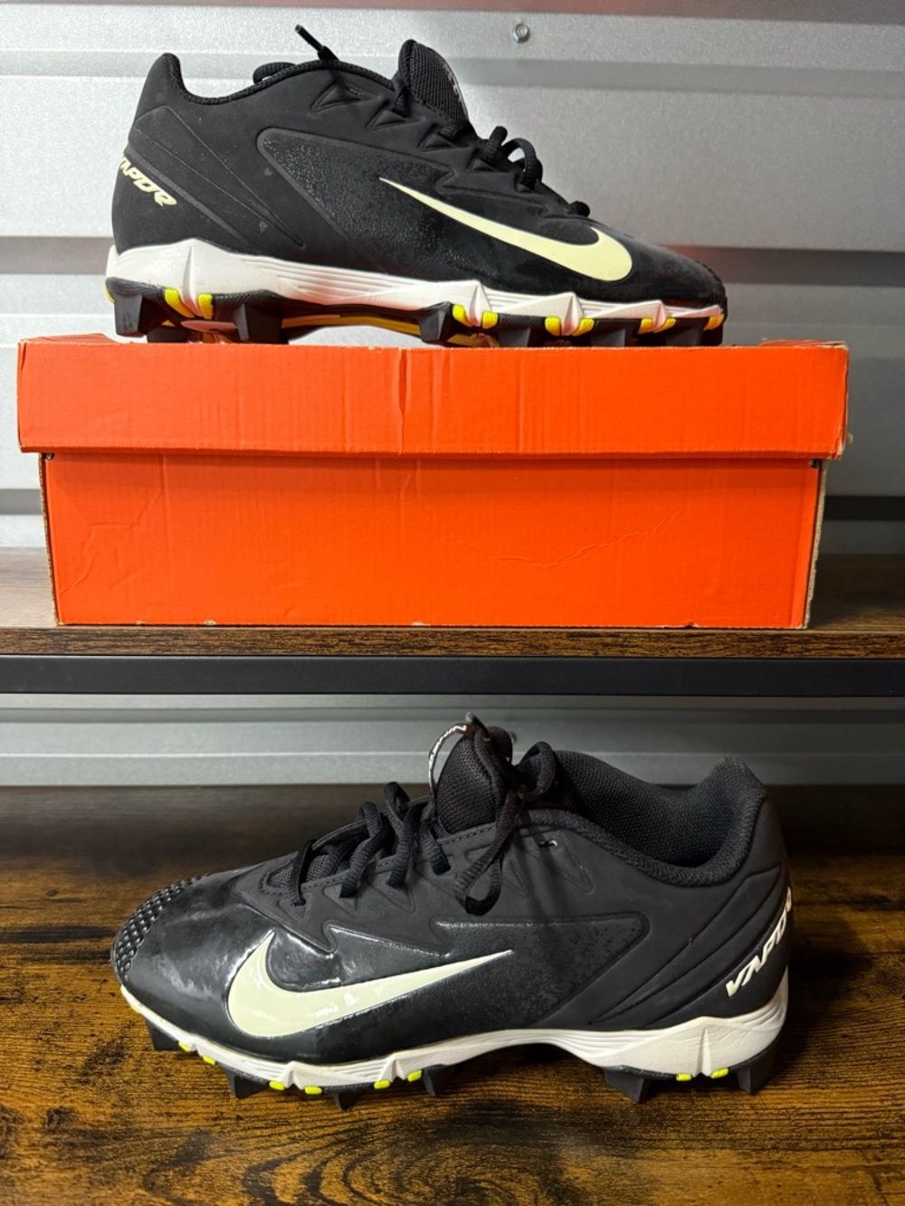 Nike Vapor Ultrafly Keystone 881971-010 Black Baseball Cleats Mens Size 8.5